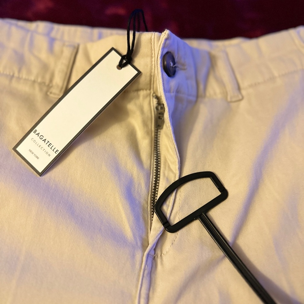 Women’s Ankle Wide Leg Trousers Cream Stretch NWT - Picture 10 of 11